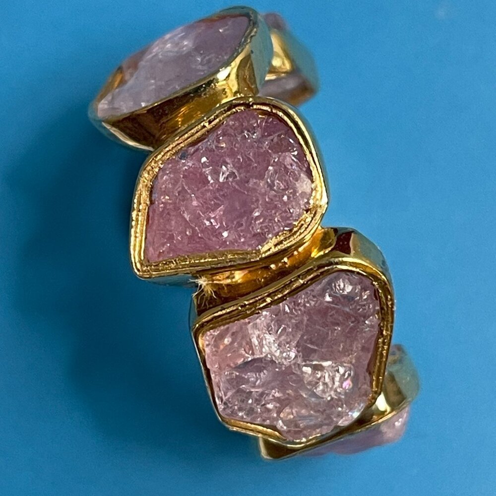 Pink/Purple Spinel Gemstone Ring
